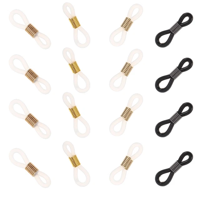 20 Pcs Supporto Silicone Accessori Per Occhiali Supporto Regolabile Connettore
