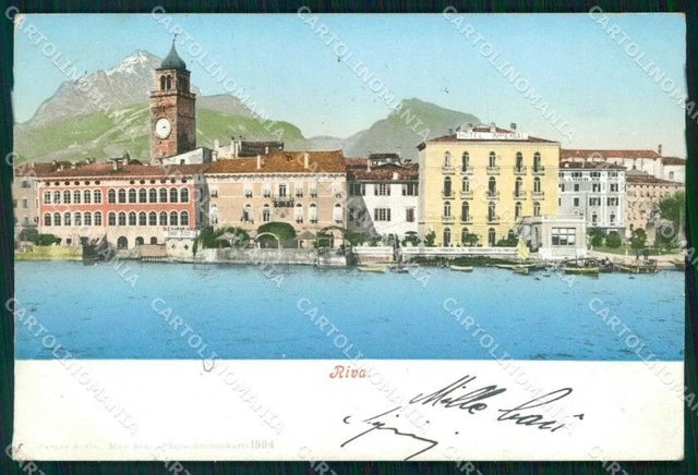 Trento Riva del Garda Lago Hotel Imperial cartolina RT0334
