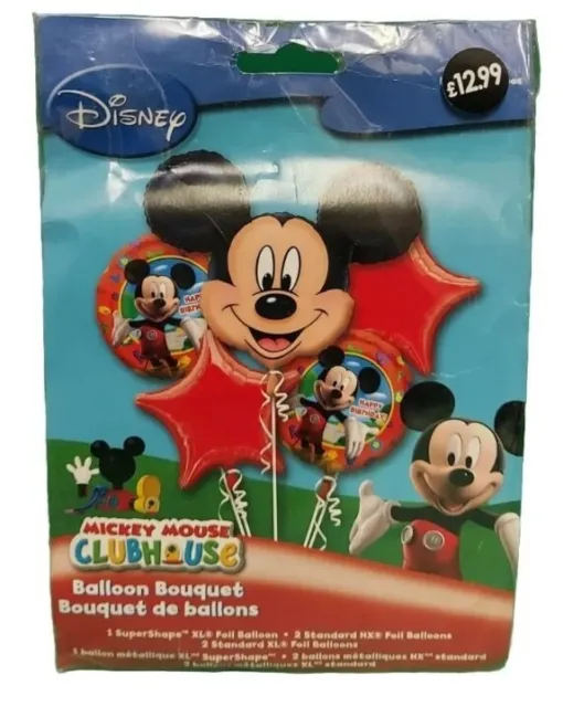 Disney - Mickey Mouse Clubhouse - Balloon Bouquet  5  X Ballons New