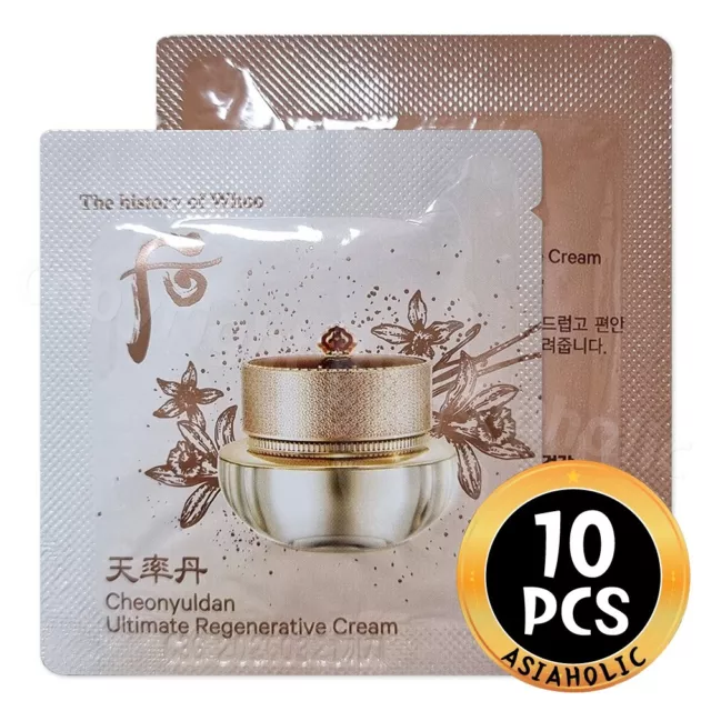 The history of Whoo Cheonyuldan Ultimate Regenerative Cream 1ml x 10pcs Newest