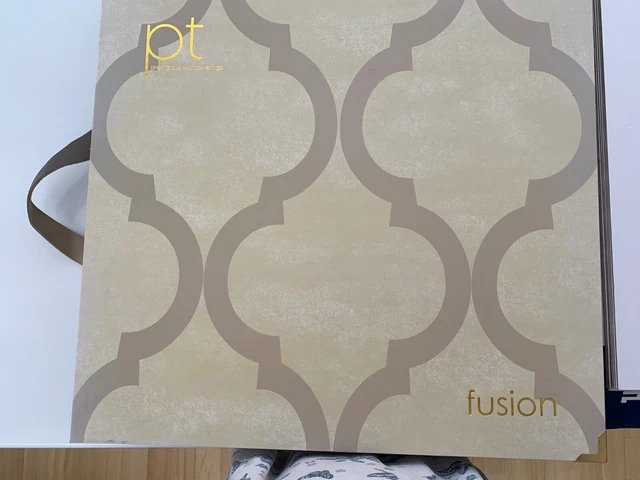 Pt Prestigious Wallcoverings "Fusion" Wallpaper Sample Book