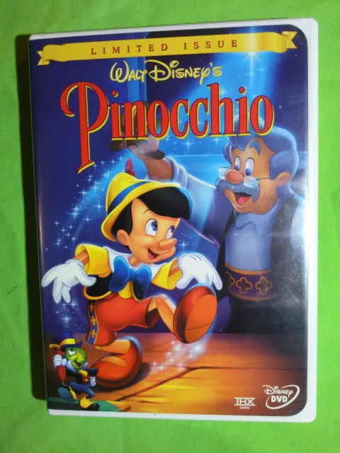 Pinocchio (DVD, 1940) Disney Limited Issue LN Region 1