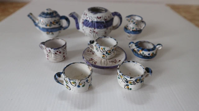 ANCIENNE ASSIETTE DÉCO QUIMPER HB HENRIOT France Porcelaine Dessin