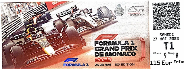 Biglietti Gran Premio F1 Montecarlo 2023