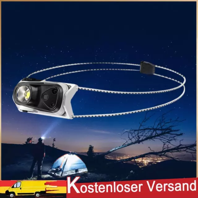 Wiederaufladbare Stirnlampe 4 Modi XPG-Stirnlampe für Notfälle im Freien (weiß)