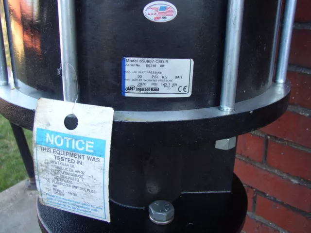 IR ARO Pump Pneumatic, 2-Ball Vertical Piston Pump, 23:1 Model # 650967-C6D-B