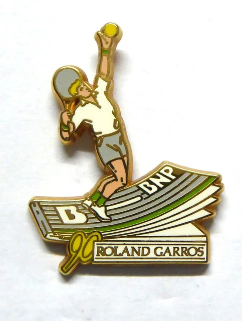 PIN PINS TENNIS JOUEURS ROLAND GARROS LOGO ROUGE ARTHUS BERTRAND