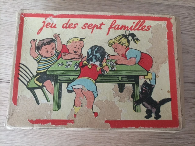 TRÈS ANCIEN JEU sept 7 familles métiers 1930 Cartes à jouer/rare EUR 49,99 - FR