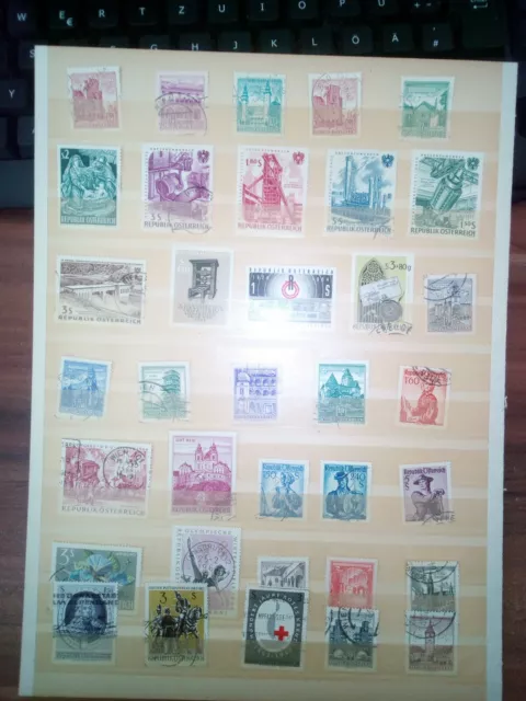 Österreich Austria Konvolut Stamps Sellos Briefmarken Timbres