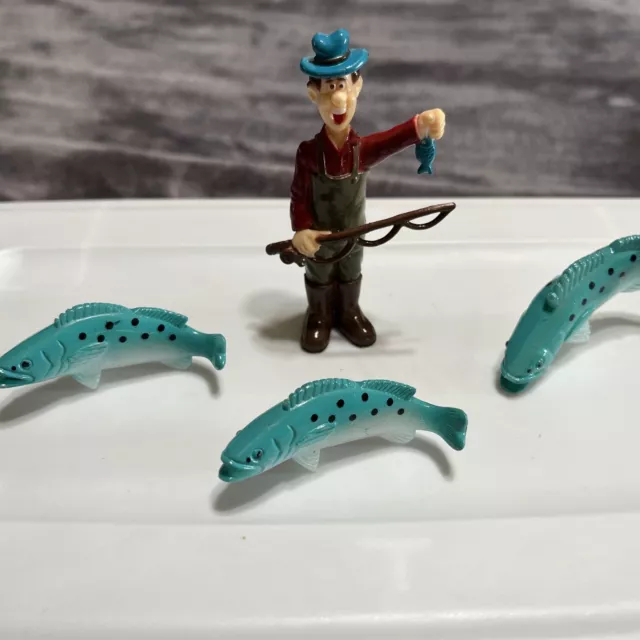 Fisherman Cake Topper, 4 Pc.