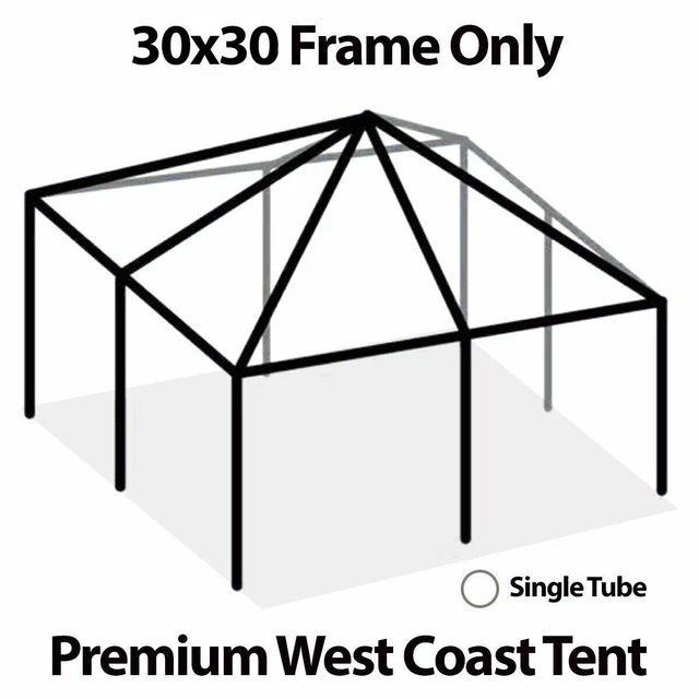 30x30 Aluminum Frame Replacement For Canopy Frame Tent Commercial Gazebo