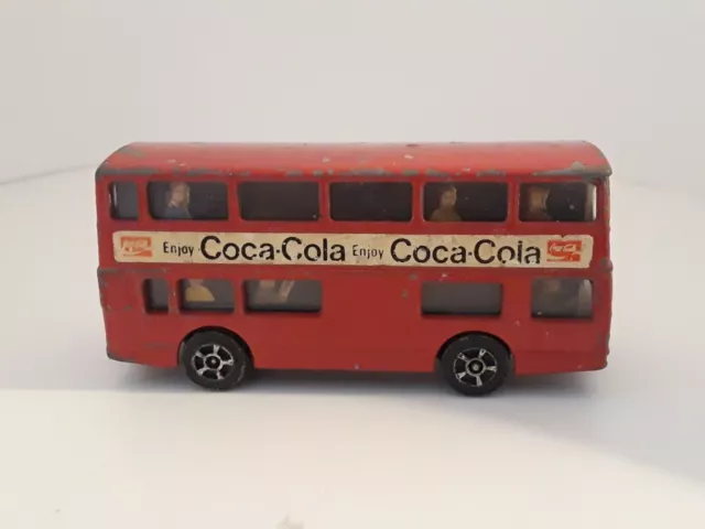 Corgi Juniors Daimler Fleetline London Double-Decker Coke-Cola Bus (Red 1:64) #3