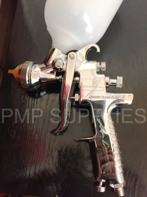 Iwata Chrome Flash ELITE Limited Edition Spray Gun 1.3mm + 2 FREE GIFTS