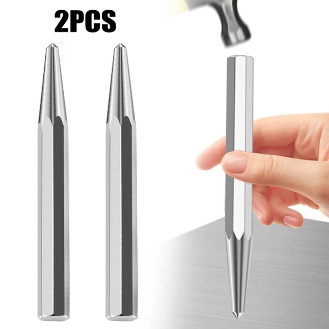 Poinçonnage Pointe Ponch Positionneur Bois Main Outils Chrome Alun Alliage