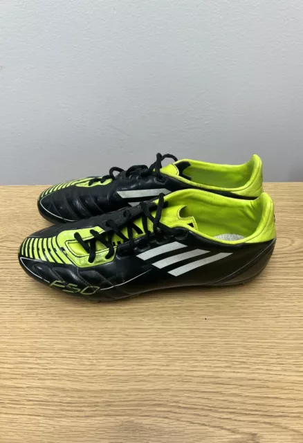 Adidas F10 Adizero F50 TRX FG Soccer Cleats Boots Men's Size 10.5 Black (U41871)