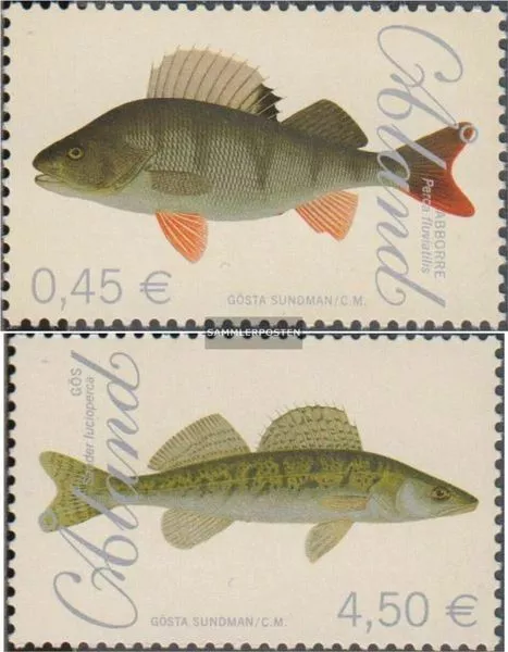 Finland - Aland 289-290 (complete issue) unmounted mint / never hinged 2008 Fish