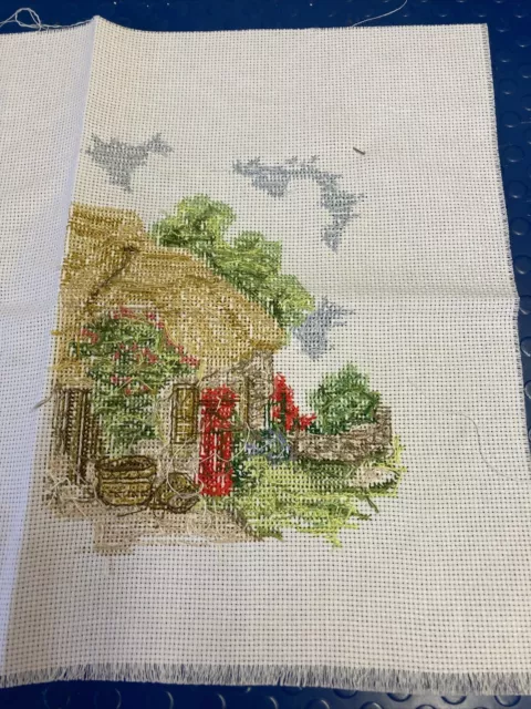 Lilliput Lane Counted Cross Stitch Kit Half Completed See Photos Pennys Post 3