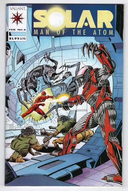 Solar Man Of Atoms  #6  (Valiant 1991)   Vf-Nm
