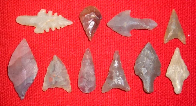 (10) Choice Assorted Sahara Neolithic Points, Tools, Ancient African Arrowheads 3
