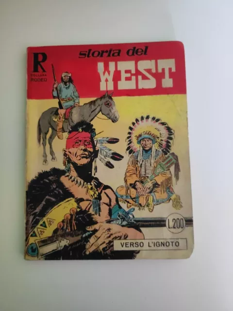 STORIA DEL WEST N° 1 Originale Verso L’ignoto COLLANA RODEO FUMETTI- DI RESA