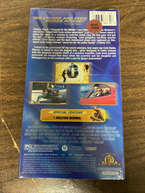 AGENT CODY BANKS (VHS, 2003) Frank Muniz & Hilary Duff $4.31 - PicClick CA