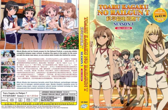 ANIME DVD~ENGLISH DUBBED~Toaru Kagaku No Accelerator(1-12End)FREE GIFT