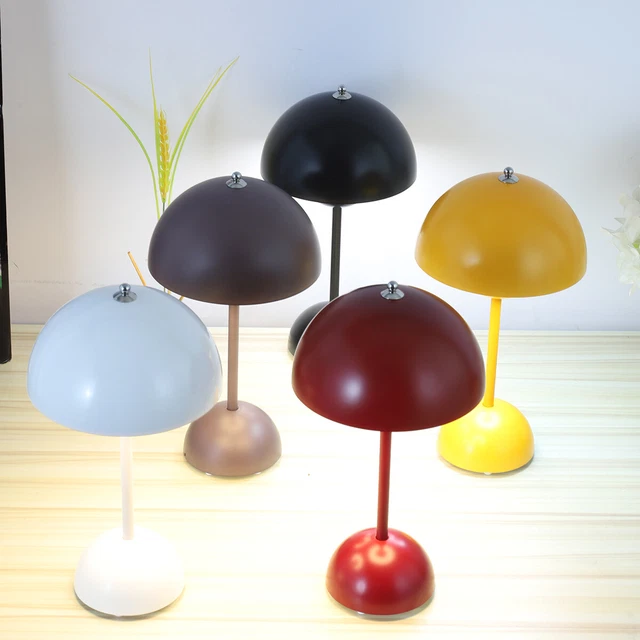 Flower Table Lamp Simple Nordic Decor Bedroom Bud Desk Lamp Mushroom Table Lamp