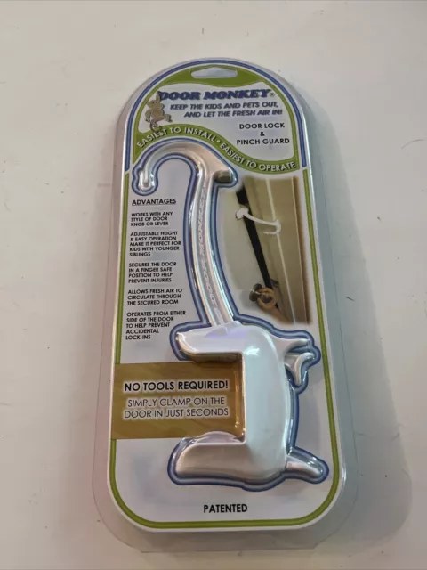 Cerradura de puerta a prueba de niños y mono puerta para niños y mascotas totalmente nueva