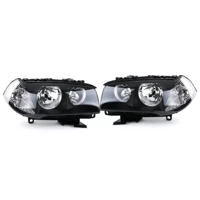 2 Phares avant H7 noir avec moteur paire gauche droite convient pour BMW X3 E83