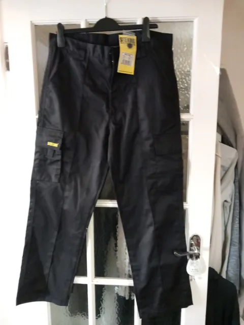 ABBIGLIAMENTO DA LAVORO parkside x 2 paia di pantaloni da lavoro da uomo  nero/grigio UK 34 etichette inutilizzate EUR 18,74 - PicClick IT