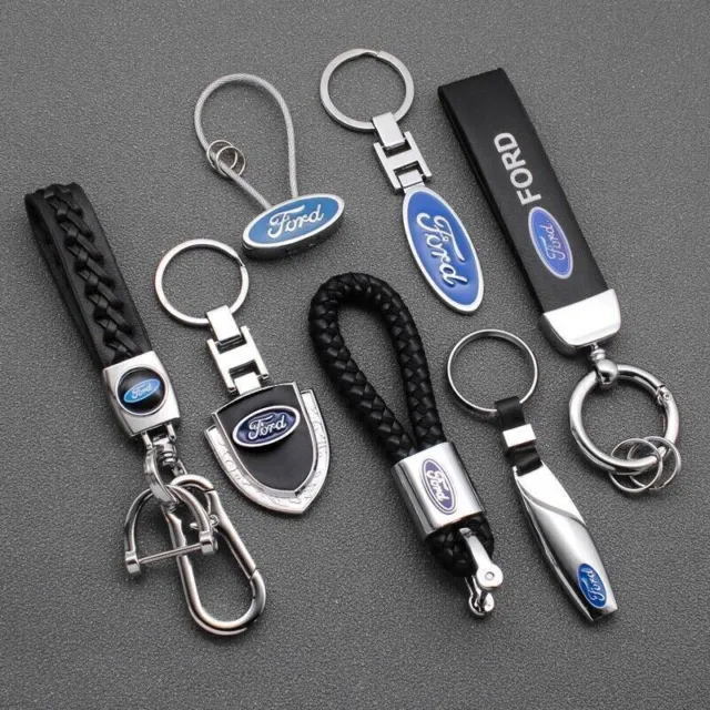 Metal Alloy braided rope Car Styling Keychain Key Chain Key Rings For Ford