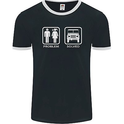 4x4 Problem Solved Off Roading Road Mens Ringer T-Shirt FotL