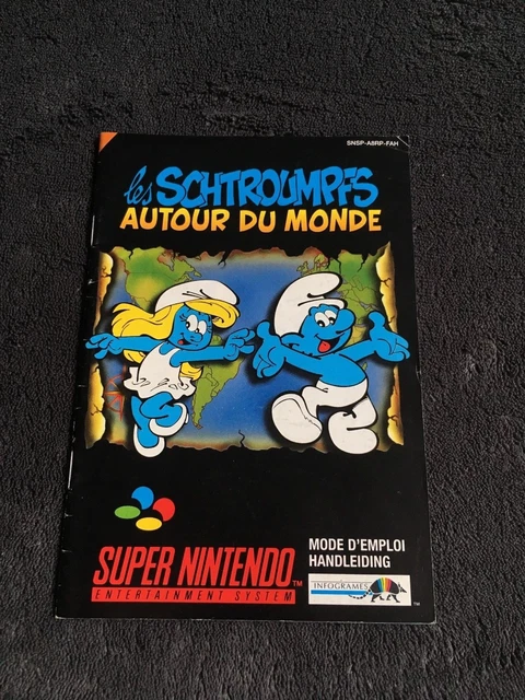 Notice Game Boy: Les Schtroumpfs Autour Du Monde - Livret D'instructions