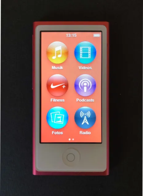 Apple iPod Nano 7G  - 16GB -  PINK/ ROSA  7. Generation