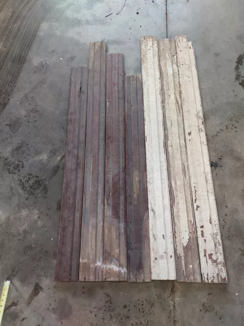 7 Antique vintage Door Trim window Casing red fir Architectural Salvage wood