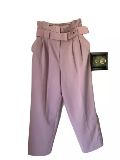 Topshop Crepe Blush Pants