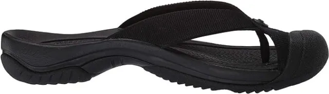 Keen Men's Flip Flop Sandals WAIMEA H2 Old Model Triple Black MEN Japan New