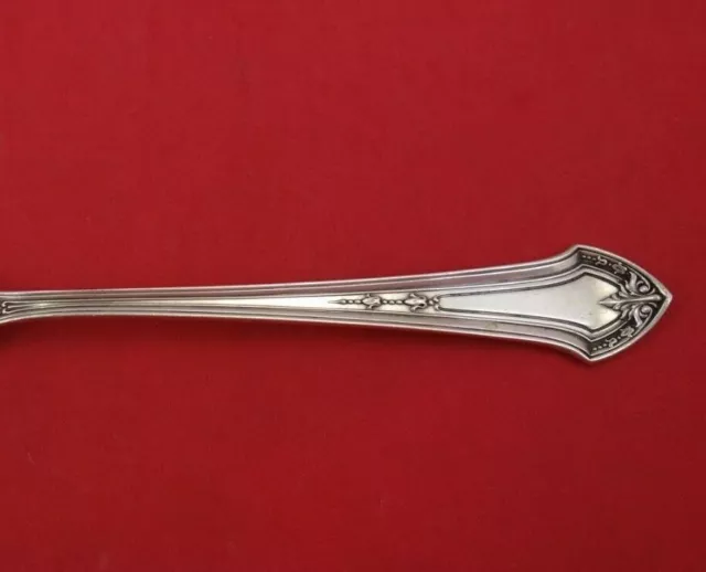 Lenox by Durgin Sterling Silver Cold Meat Fork 8 3/4" Serving Antique 2