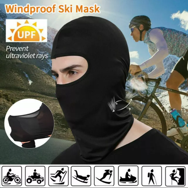 3PCS Balaclava Face Mask UV Protection Tactical Masks for Men Women Ski Sun Hood 3