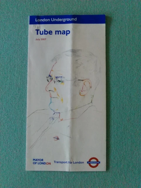 LONDON UNDERGROUND TUBE Map July 2007 £0.75 - PicClick UK