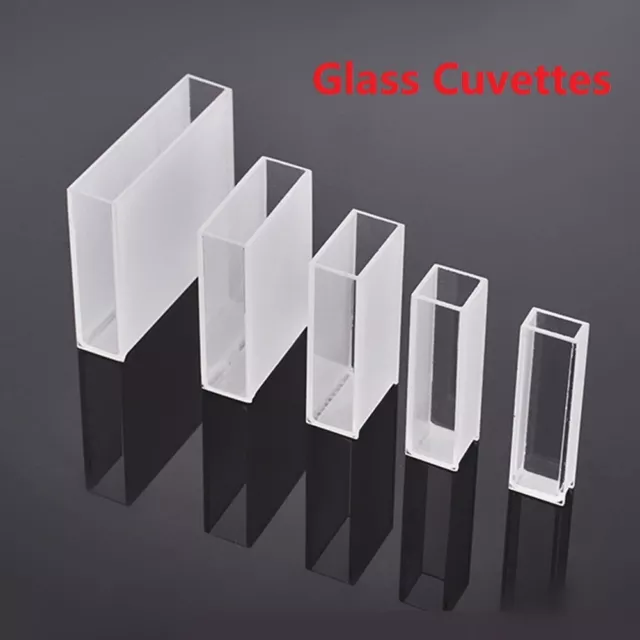 Optical Glass Cuvette for Spectrophotometer High Transmittance UV Glass 1 pc