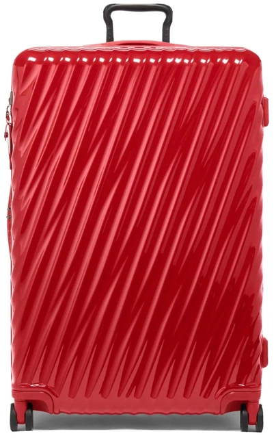 TUMI “19 Degrees” 31 in Extended Trip Expandable 4 Wheel Packing Case Red New!