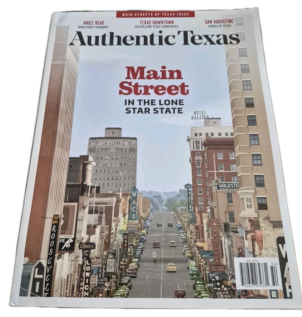 AUTHENTIC TEXAS MAIN Streets Downtown Issue Travel Tourist Magazine ...