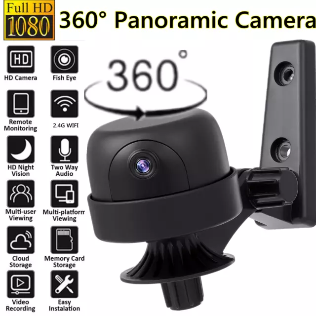 1080P Home Security Wireless WIFI IP Camera Outdoor CCTV HD Pan Smart IR 360 Cam