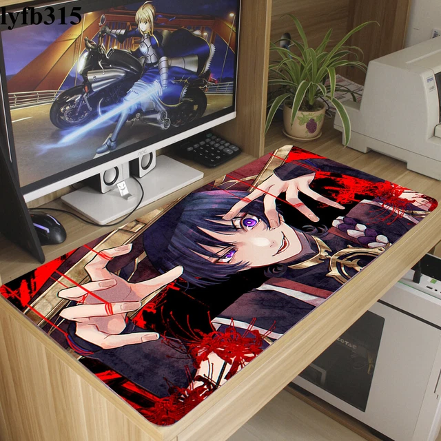 GENSHIN IMPACT OTAKU Anime Scaramouche Keyboard Mouse Pad Game Playmat