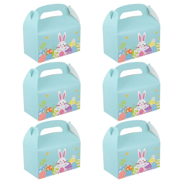 Caja de Pascua soporte para dulces cajas de embalaje de regalo impresión 6 piezas