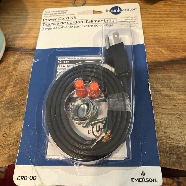 INSINKERATOR CRD00 POWER Cord Accessory Emerson Kit Food/Waste