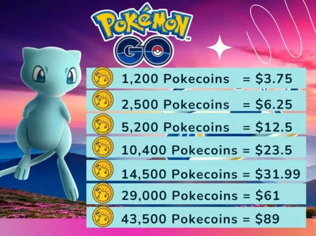 Pokemon Go Coins PokeCoins | Best Price, Safe, Fast + Free CD Ticket ✔✔ Read Des