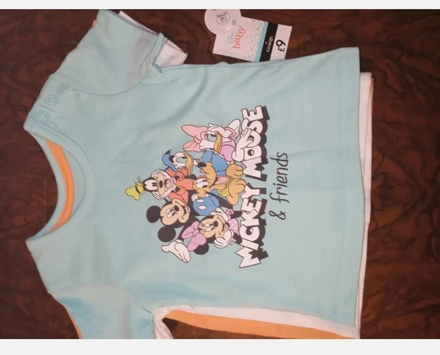 Bundle Job Lot Of 15 Baby Boys T-shirts New 0-3 Months