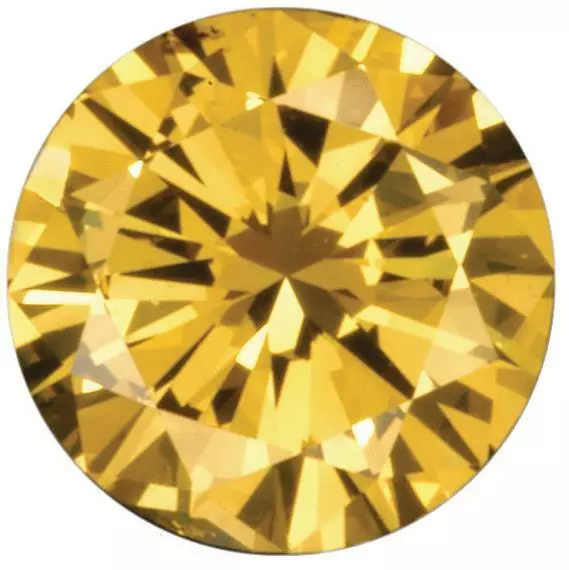 Natural Extra Fine Yellow Diamond - Round - VS2-SI1 - Africa - Extra Fine Grade